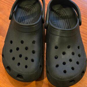 Classic CROCS in Black Size M9/W11 - Like new!